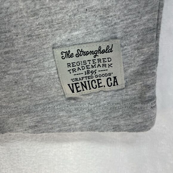 The Stronghold LA Tee Mens Sz Medium Gray 1895 Venice - Picture 6 of 7